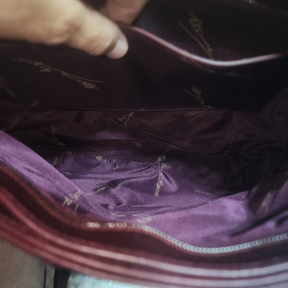 VINTAGE EITENNE AIGNER EUC OXBLOO LEATHER CROSSBODY BAG - Picture 7 of 9